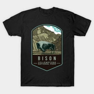 Yellowstone National Park Bison T-Shirt